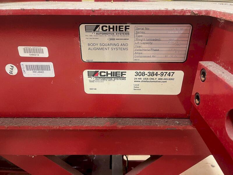 Chief Automotive Systems #Excelerator, automotive body squaring & alignment systems machine, 8500 lb - Image 2