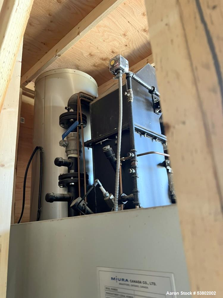 6900-10350 PPH, Miura #LXH-300, high pressure gas fired steam boiler, 30 psi, 10.043 MMBTU/hr - Image 5