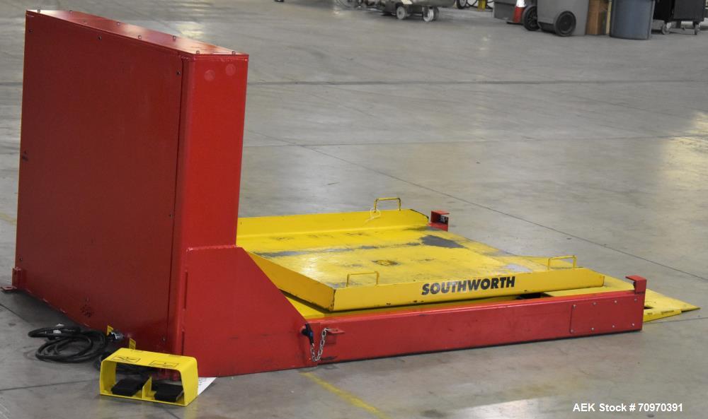 Southworth Products #ROLL-C, palletpal roll-on leveler with turntable, 44" x 48" platform, 2500 lbs, 2" low - Image 9