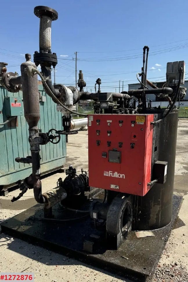 Fulton FT-0160-C, Thermal fluid heater, 1.6 MBTH, 150 psi, 650&deg;F, gas fired, 15 HP pump, #1272876 - Image 1