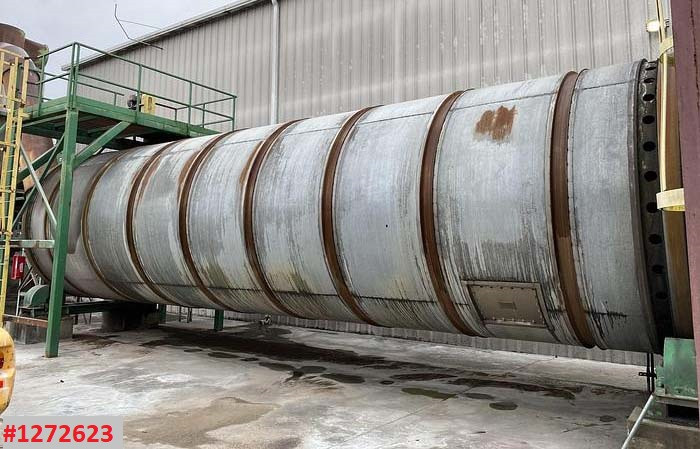 11' x 38' Duske SPD-8000 rotary drum Dehydrator, Carbon Steel, 1-pass, Gas fired, package w/controls, 8000KGH - Image 2