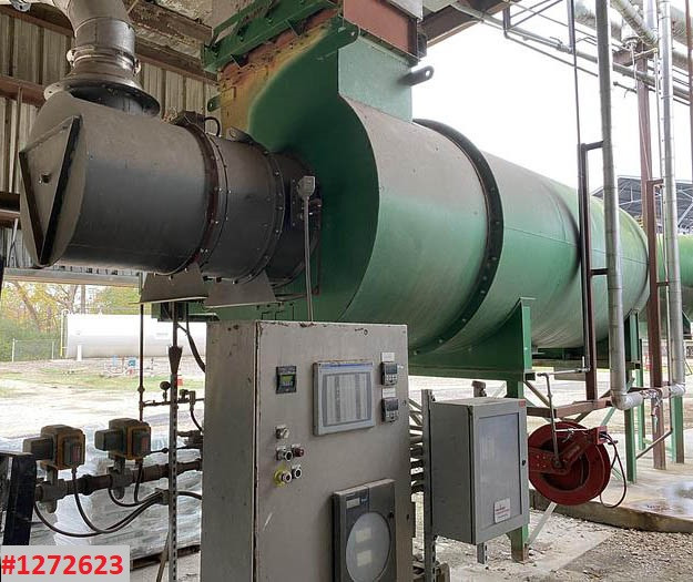 11' x 38' Duske SPD-8000 rotary drum Dehydrator, Carbon Steel, 1-pass, Gas fired, package w/controls, 8000KGH - Image 5