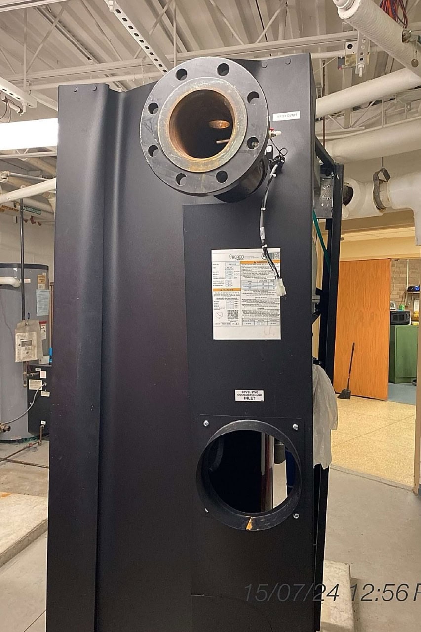 2000 MBH, Aerco Benchmark #Bmk2000, Natural gas Condensing Boiler - Never Used, Was Dropped During Shipping - Image 2