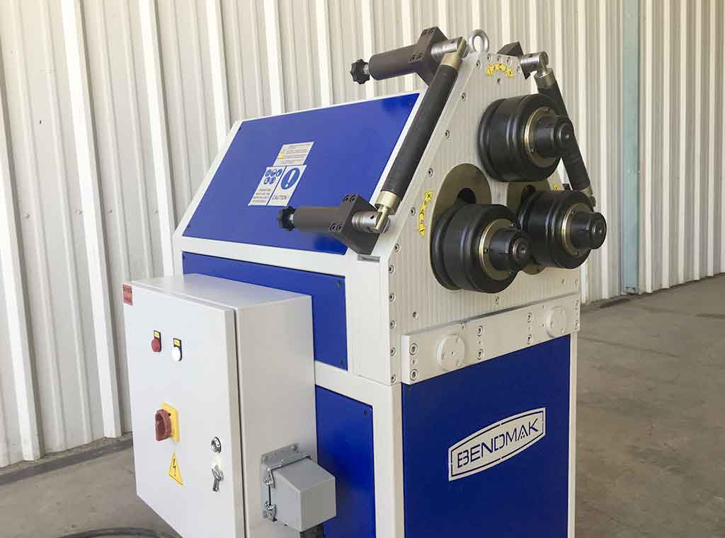 2" x 2" x 3/16" Bendmak #Pro-55, hydraulic angle roll, 6" roll diameter, 1.75 HP, 220 V., 3-phase - Image 4