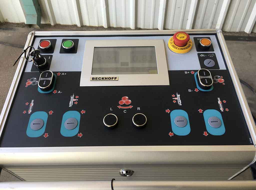 2" x 2" x 3/16" Bendmak #Pro-55, hydraulic angle roll, 6" roll diameter, 1.75 HP, 220 V., 3-phase - Image 5