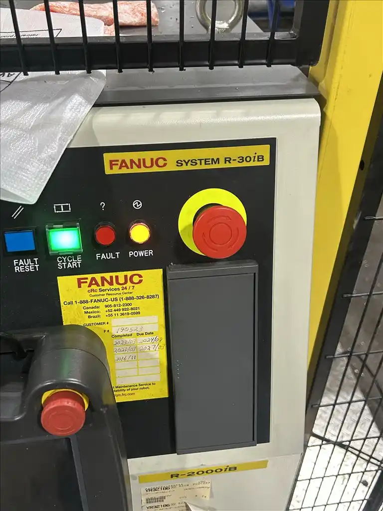 Rollon, RTUW-WALL, robotic transfer unit wall, 30m rail travel, (2) Fanuc R2000iB robots, (2) Fanuc R-30iB - Image 6