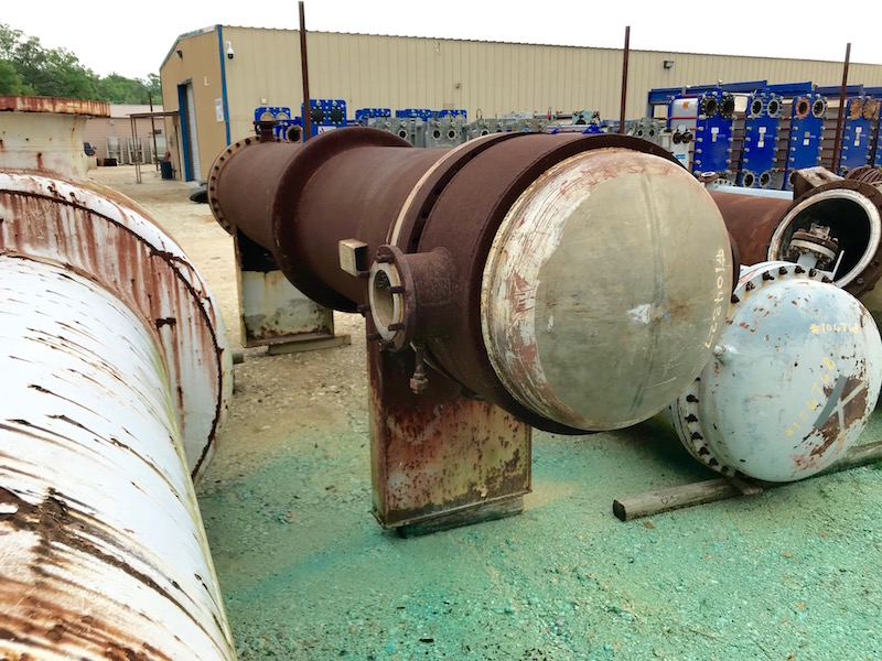 1575 sq.ft., 175 psi shell, J. Oat & Sons, 150 psi tube, 375°F, expansion joint, steam jacket heads - Image 2