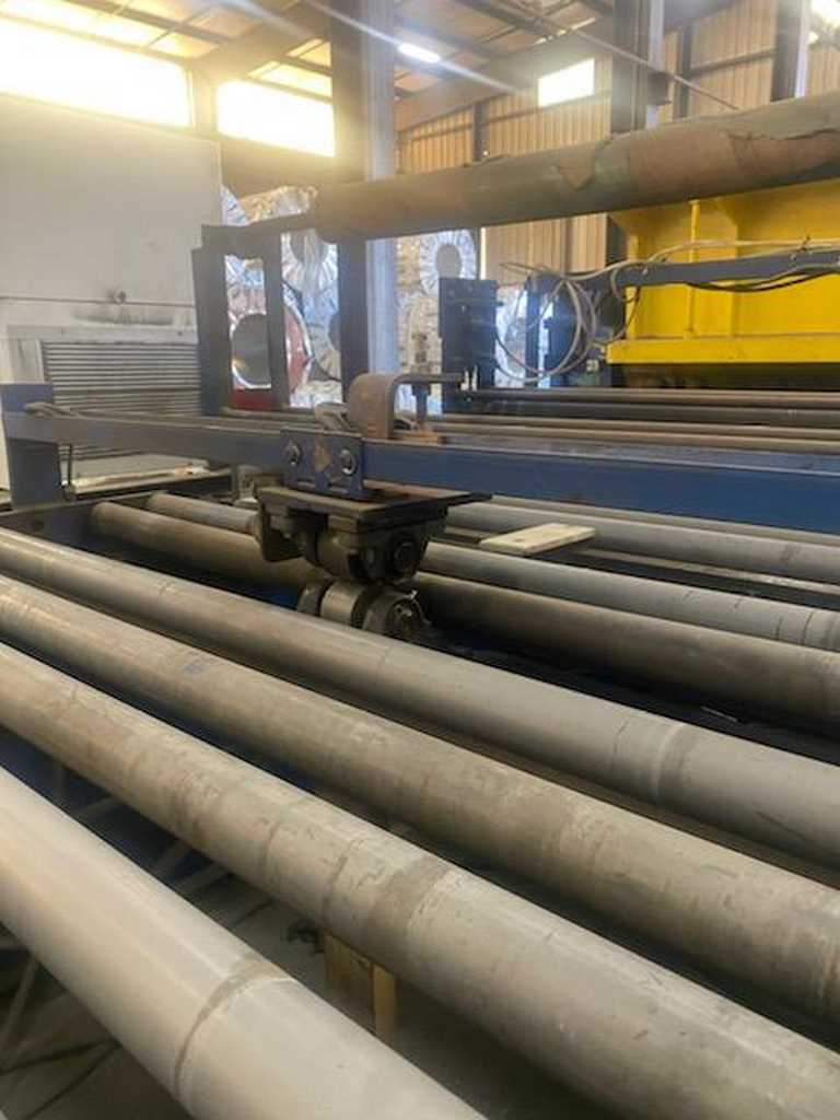 60" x .14" Rowe / Voss, Cut-To-Length line, 30000 lb., 80" OD, stacker, high speed shear - Image 3
