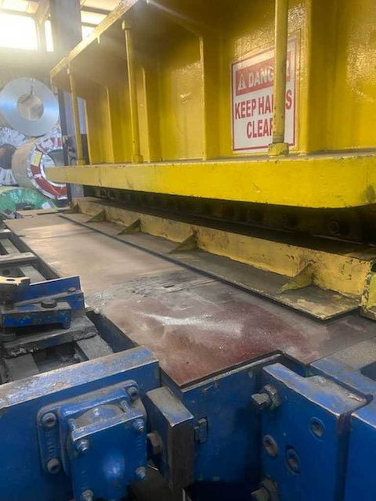60" x .14" Rowe / Voss, Cut-To-Length line, 30000 lb., 80" OD, stacker, high speed shear - Image 5