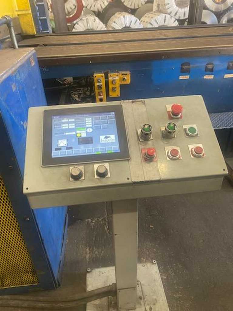 60" x .14" Rowe / Voss, Cut-To-Length line, 30000 lb., 80" OD, stacker, high speed shear - Image 6