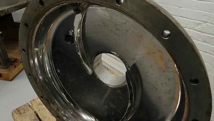 Black Clawson #UV-300, pressure screen, Stainless Steel, 150 HP, shovel mount, 1995 - Image 2