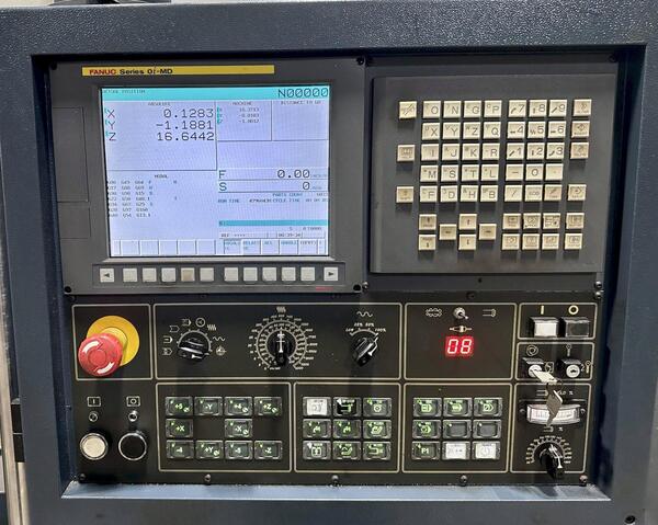 Johnford #SV-40, CNC vertical machining center, 41" X, 20" Y, 24" Z, 47" x20" table, Cat 40, 10000 RPM, 24 - Image 2