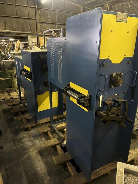Star Chopper Co. brushing machine, top & bottom of metal strip, 20 HP, reconditioned - Image 1