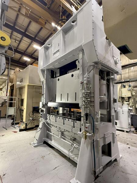 200 Ton, Minster #E2-200-72-42, 8" stroke, 31" Shut Height, 6" adjustment, 30-60 VSPM, reconditioned, 1981 - Image 7