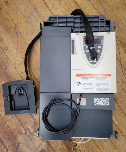20 HP Telemecanique, Altivar 61 ATV61HD15N4, AC Inverter Drive, 5000A, 480V., 15kW - Image 2