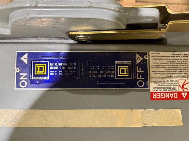 400 Amp. Square D, QMB365W Series E1, fusible switch, 600 VAC - Image 6