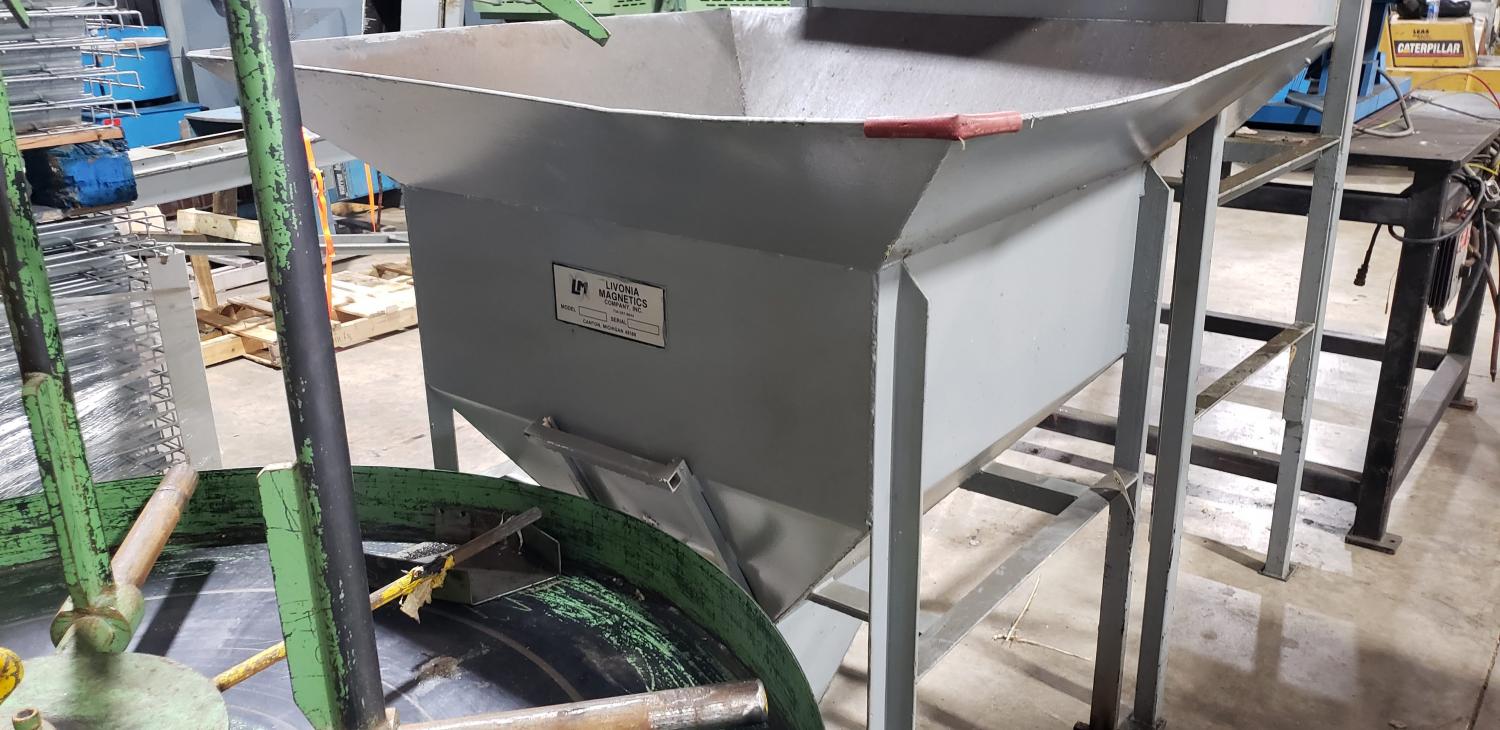 Overhead Hopper, 36" x 36" x 47" deep, 10" width Chute, 60" overall height - Image 4