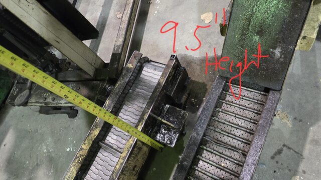6" wide, Goessling, Parts Conveyor, 9.5" entry height, 52" exit height, 1" belt divider height - Image 3