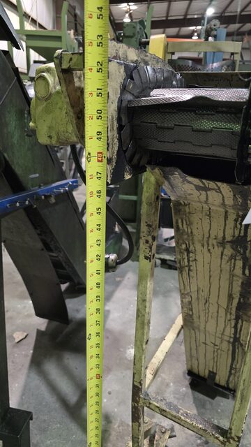 6" wide, Goessling, Parts Conveyor, 9.5" entry height, 52" exit height, 1" belt divider height - Image 7