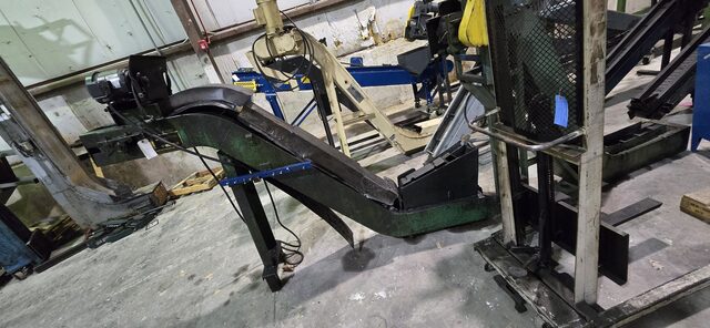 5.25" Mayfran, Parts Conveyor, 27" entry height, 52" exit height, 1.25" belt driver height, 240/480 V - Image 1