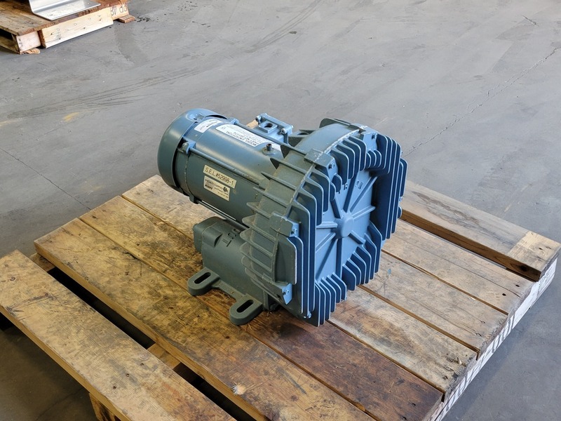 310 cfm, 3 psi, Ametek #EN757F72XL, centrifugal regenerative blower, 2.5" openings, 3450 RPM, 5 HP - Image 8