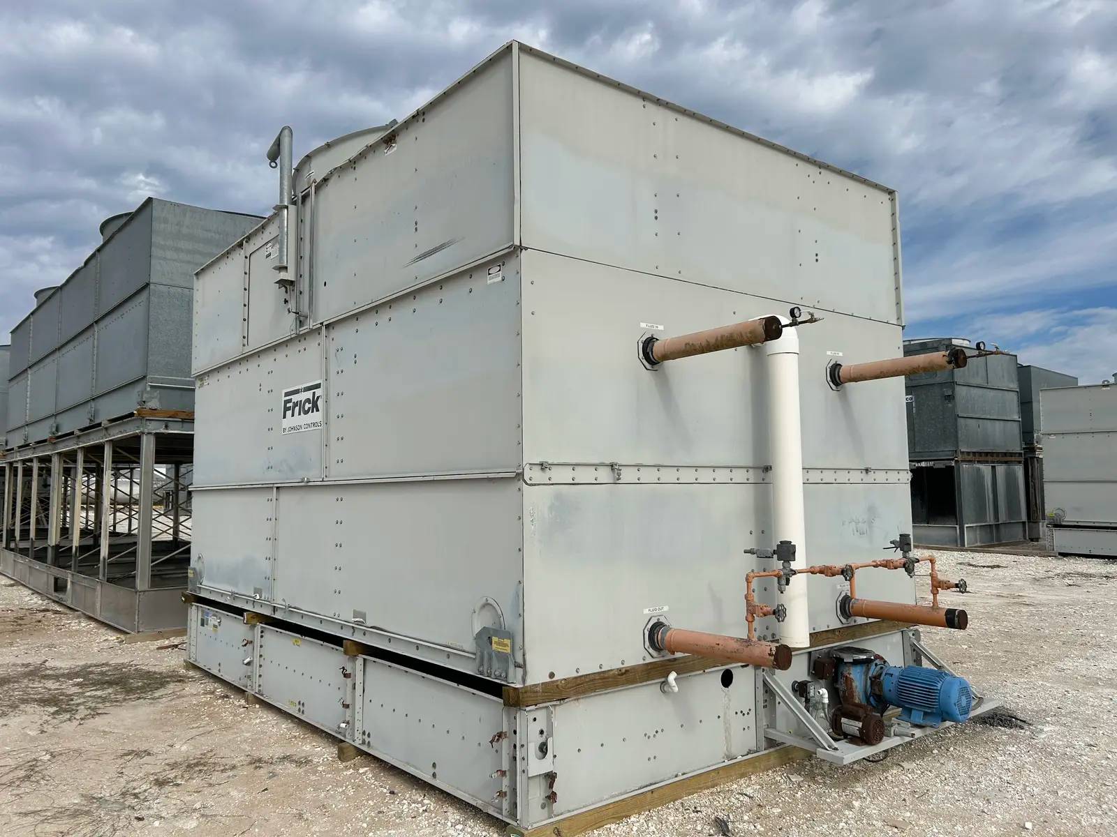 1218 Ton, Frick #IDC2-2436-2506-240, Evaporative Condenser, 7.5 HP, R-717, 1200 GPM, 300 psi - Image 6
