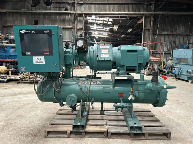 75 HP, Frick #RXF-30, Rotary Screw Compressor Package, 230 V., 3600 RPM, 400 PSIG, w/ micro Control & motor - Image 3