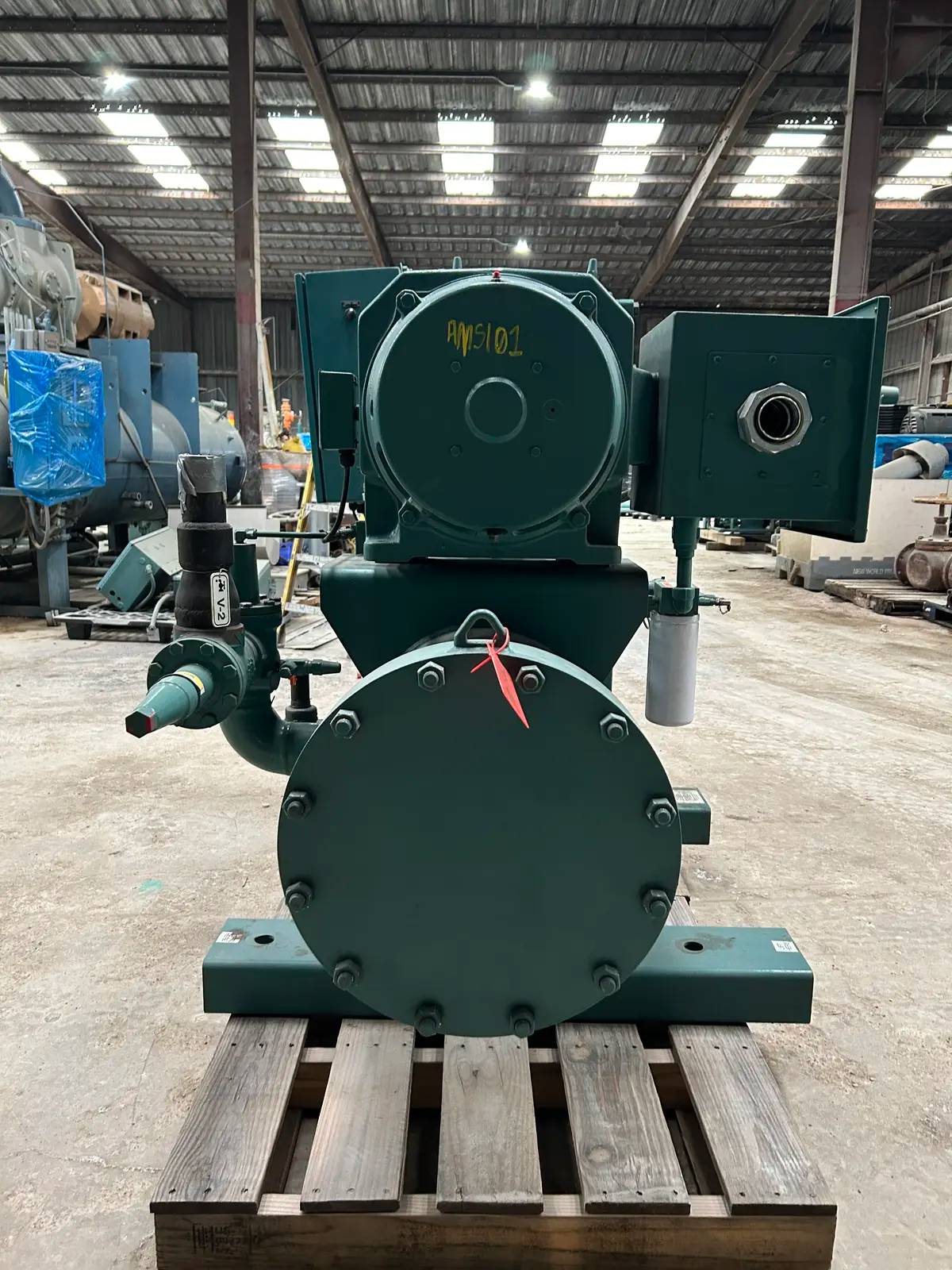 75 HP, Frick #RXF-30, Rotary Screw Compressor Package, 230 V., 3600 RPM, 400 PSIG, w/ micro Control & motor - Image 10