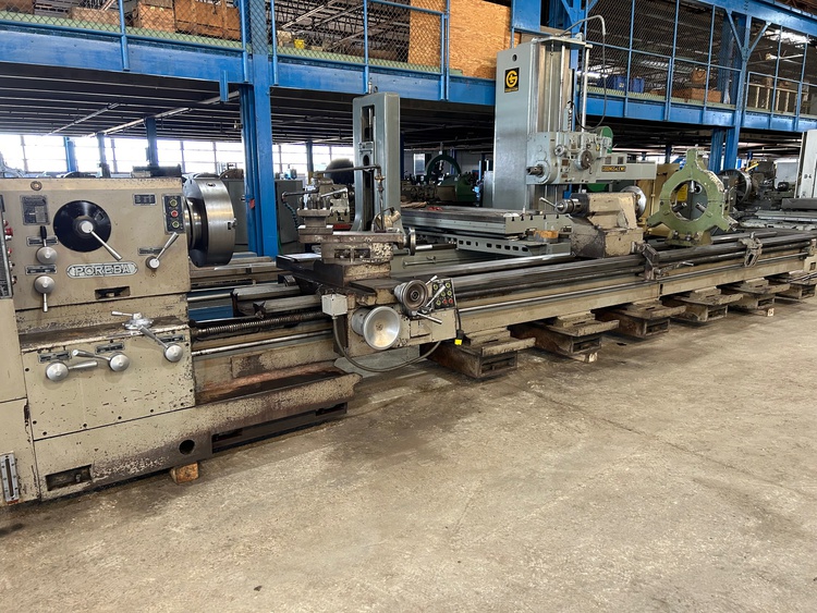 36" x 240" Poreba #TPK90/6M, engine lathe, 25" swing over cross slide, 3-jaw 19.5" chuck, inch/metric - Image 7