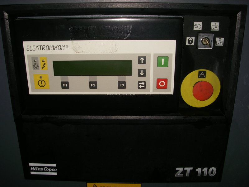 580 cfm, 150 psi, Atlas Copco #ZT110, 150 HP, air cooled, 460 V., #A-2320 - Image 5