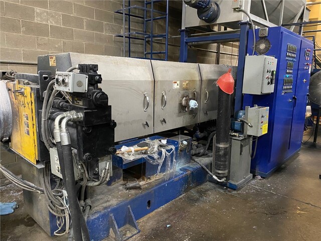 10" AET, dual diameter extruder, 32" 1 L/D, vented barrel, 2014 - Image 1