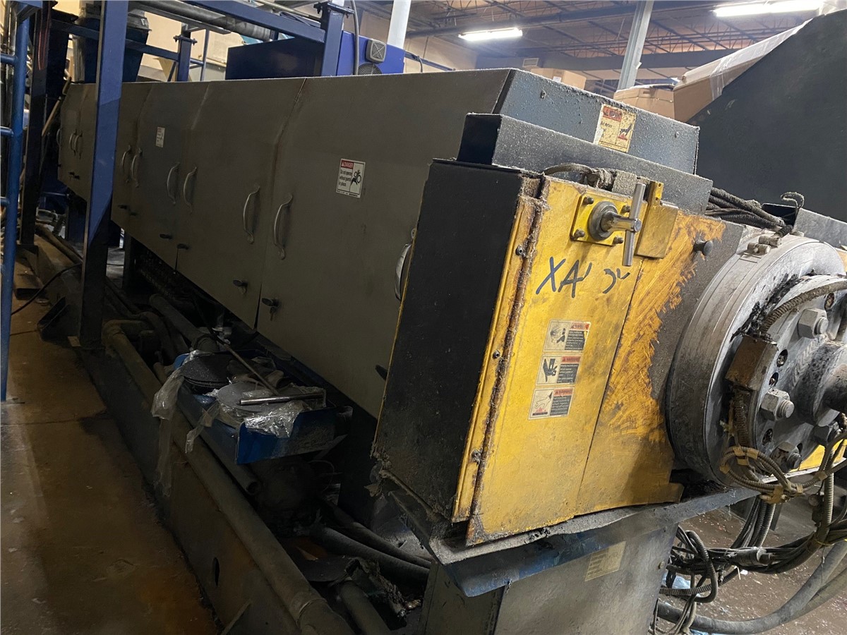 10" AET, dual diameter extruder, 32" 1 L/D, vented barrel, 2014 - Image 3