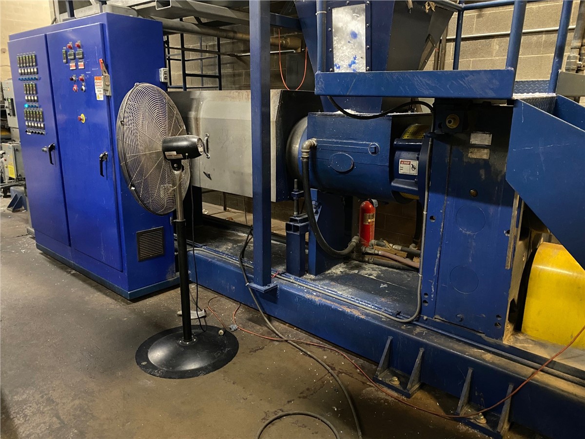 10" AET, dual diameter extruder, 32" 1 L/D, vented barrel, 2014 - Image 7