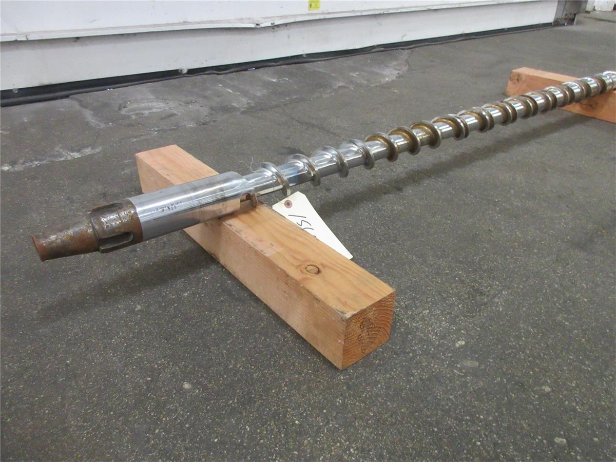 2.5" Davis Standard, shank style extruder screw, 24:1 L/D, Maddox mixer - Image 5