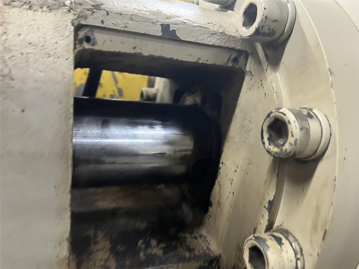 4.5" Diamond Multimax America, extruder, 32:1 L/D, 200 HP, 52" centerline, hopper & barrel clamp, 2004 - Image 9
