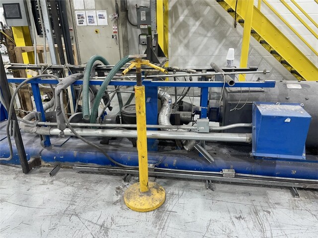 6" PTI, extruder - for rebuild, needs new barrel, 400 HP GE DC motor, Control panel - Image 5