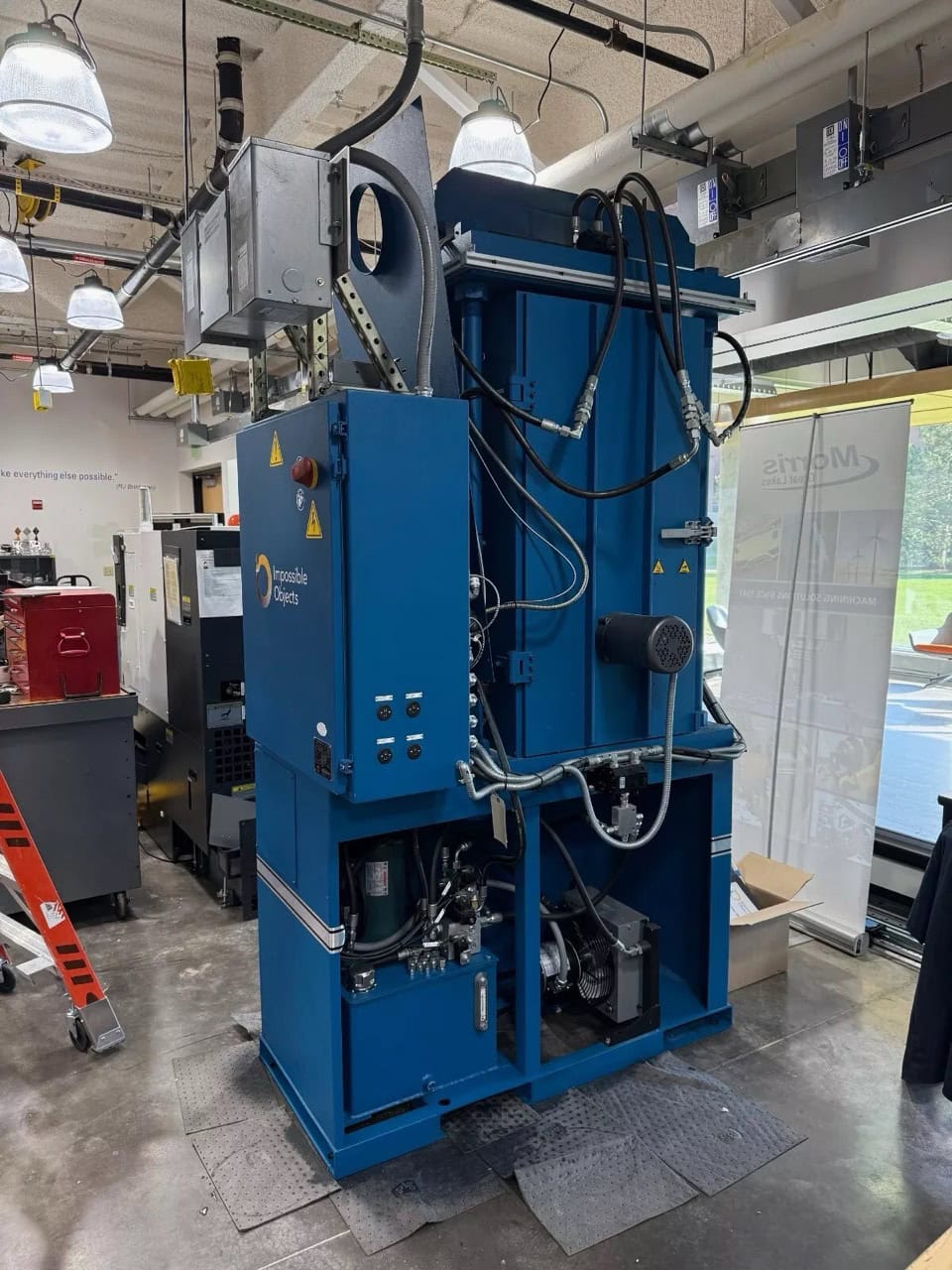 20 Ton, Wabash Genesis #DAG20H-1614-LX, hydraulic Press, 36" stroke, (2) heated platens, 22" width x 22" L x - Image 3