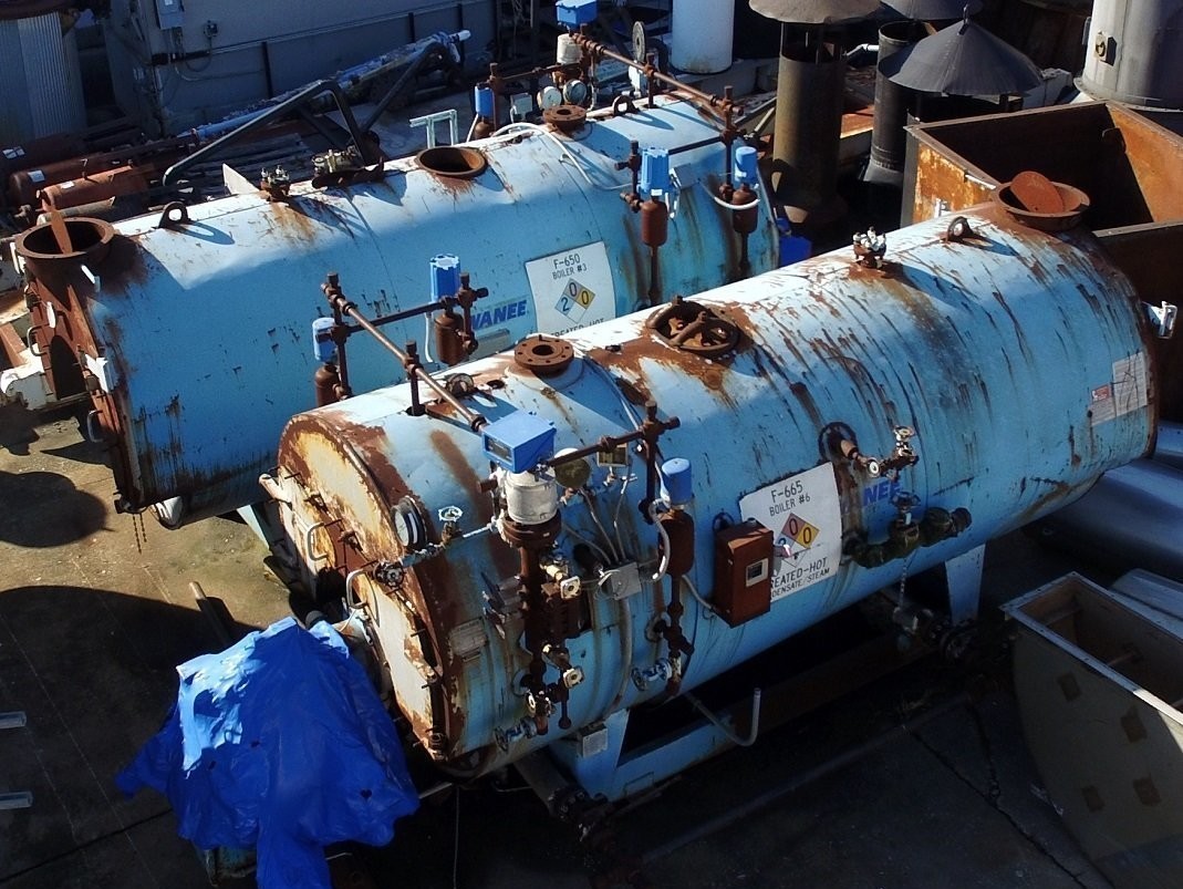 200 HP Kewanee #H3S-200-Ohio-G, special, 325 psi, gas, steam, firetube boiler, maximum input 8,370,000 btu - Image 1