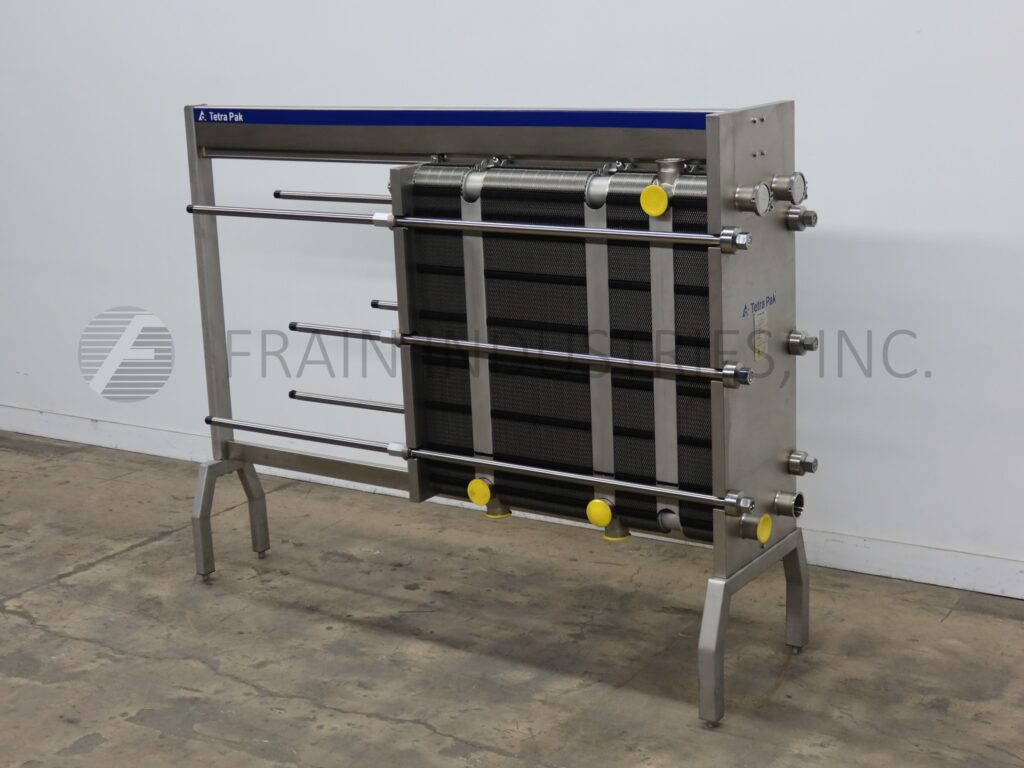 1655 sq.ft., Tetra Pak Hoyer #C10-KShut Height, Stainless steel, plate and frame heat exchanger - Image 1