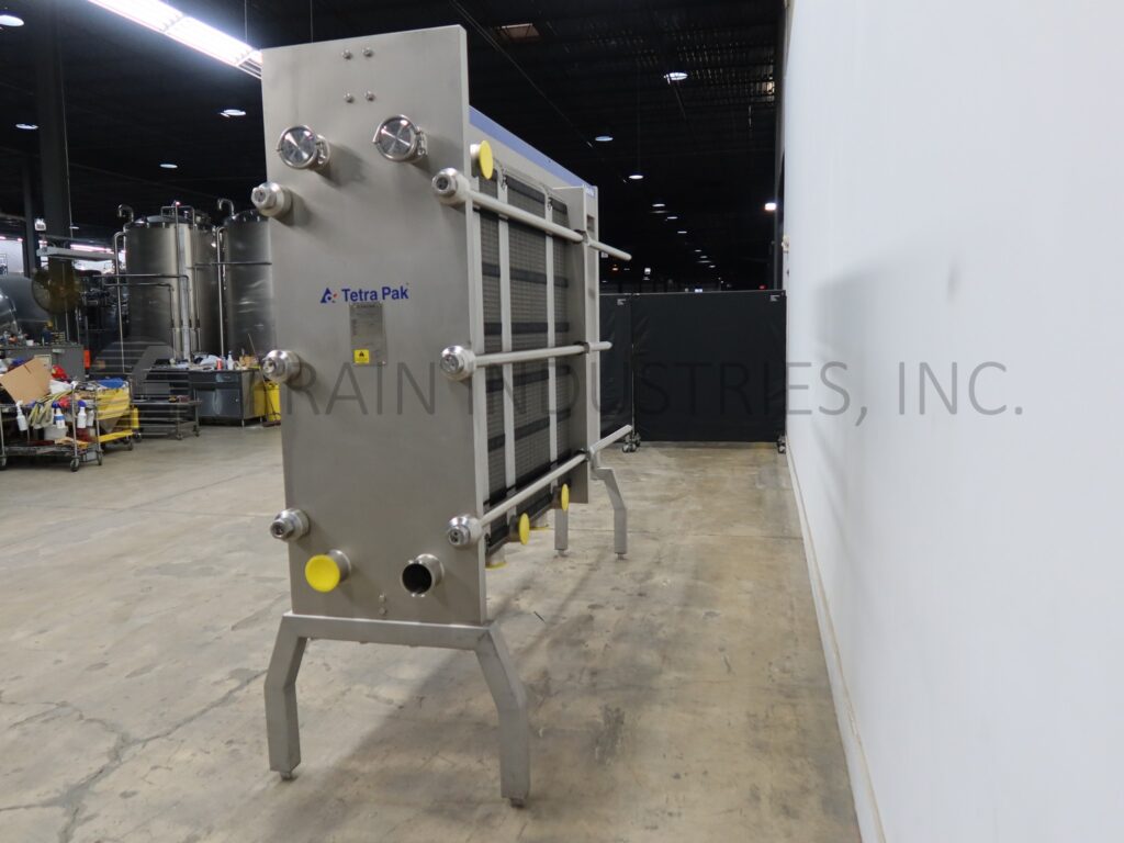 1655 sq.ft., Tetra Pak Hoyer #C10-KShut Height, Stainless steel, plate and frame heat exchanger - Image 2
