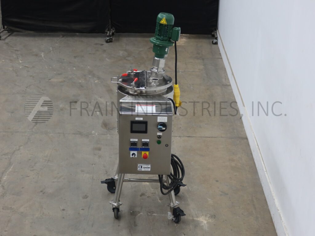 7.5 gallon Ross #VSL-5, 316 Stainless Steel, insulated & jacketed tank, 13-1/2"ID x 12" straight wall, clamp - Image 3