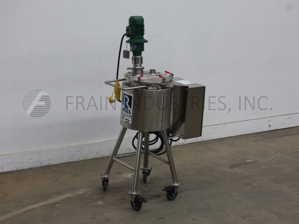 7.5 gallon Ross #VSL-5, 316 Stainless Steel, insulated & jacketed tank, 13-1/2"ID x 12" straight wall, clamp - Image 5