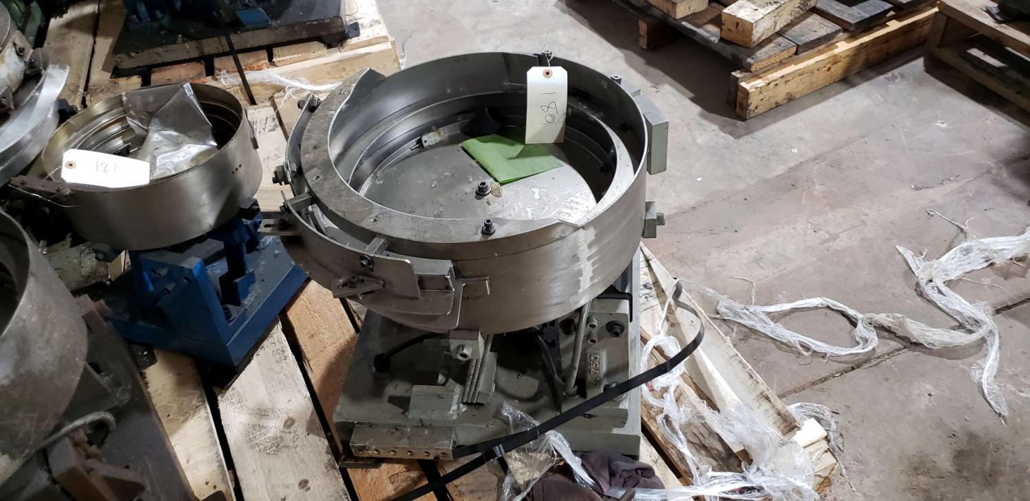 Feeder Bowl, clock wise direction, 4-25 mm capacity, 18" base, 19" depth, 13.5" discharge height, bolt part - Image 3
