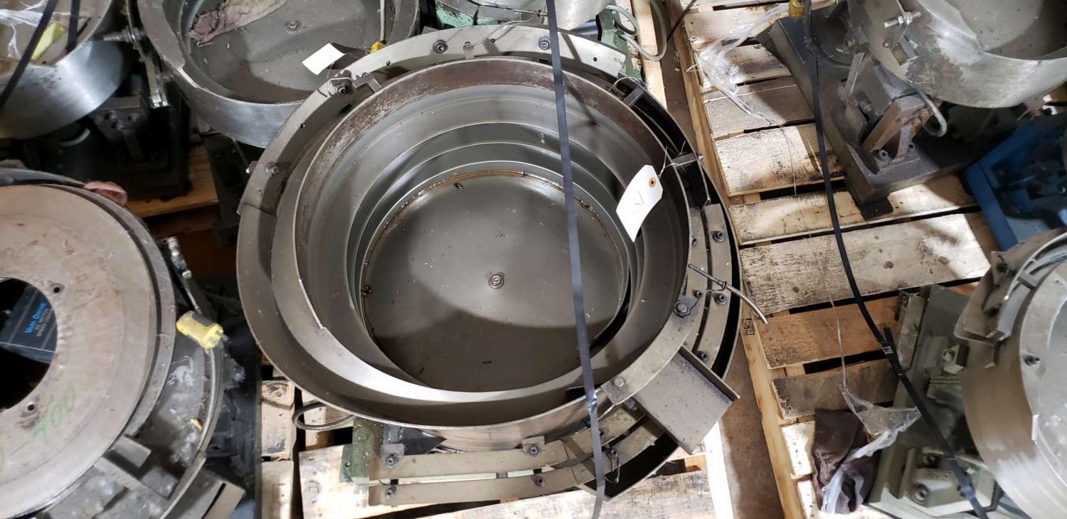 Feeder Bowl, clock wise direction, 12 mm max capacity, 21" base, 23" depth, 16" discharge height, bolt part - Image 6