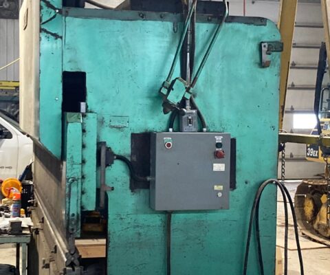 120 Ton, Allsteel #120-12, hydraulic press brake, 12' overall, 17" open height, 126" between housing, 8 SPM - Image 2