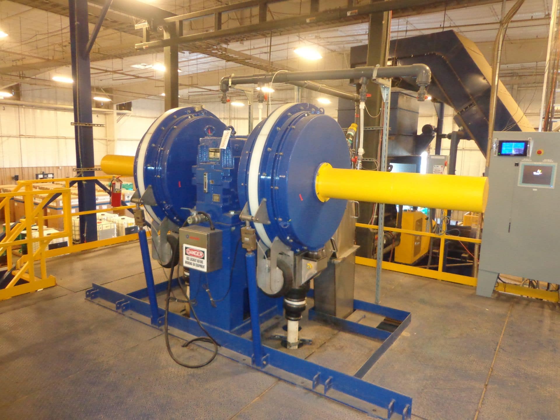 Fournier #4(6)-900/6000CV, rotary dewatering press, 3" inlet, 100 gal/min, 2011 - Image 1