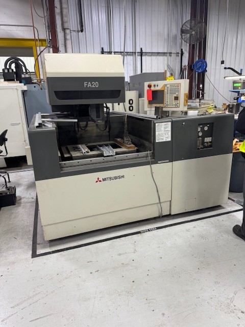 Mitsubishi #FA-20, wire Electrical Discharge Machine, 19.69"X, 13.77"Y, 11.81"Z,automatic wire - Image 1