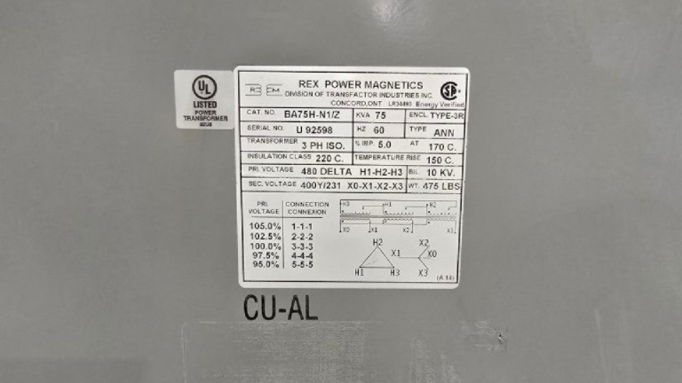 2.36" Battenfeld Cincinnati #Techbex-1-60-25D, single screw extruder, 25:1 L/D ratio, air cooled, RKC CH402 - Image 4