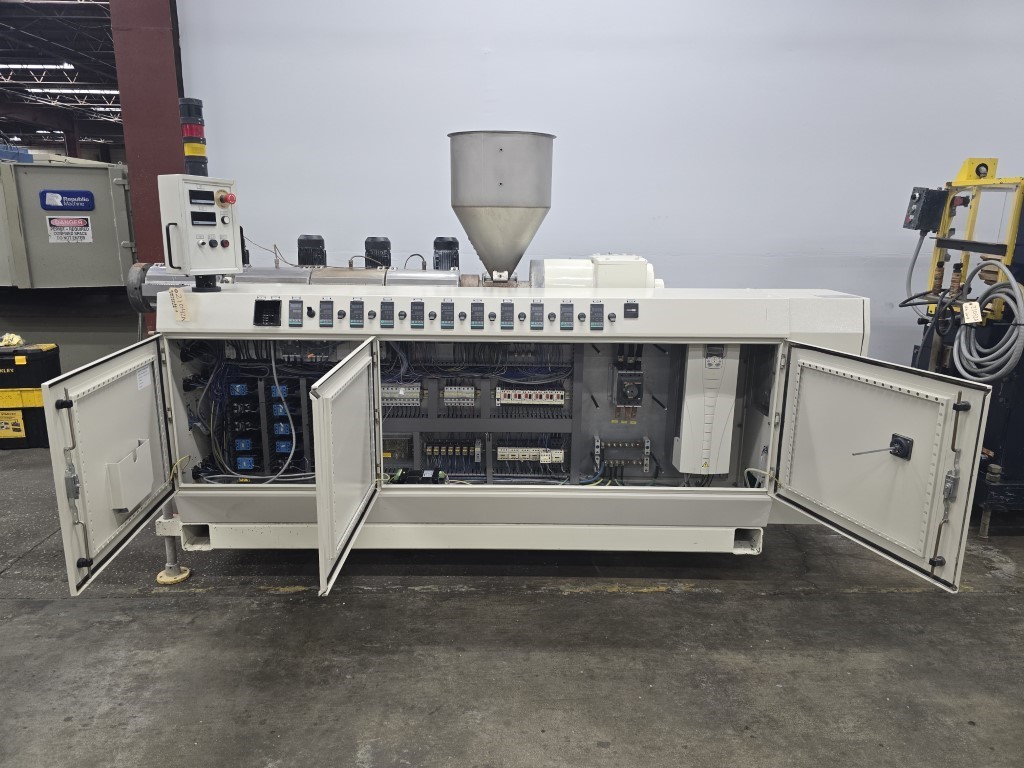 2.36" Battenfeld Cincinnati #Techbex-1-60-25D, single screw extruder, 25:1 L/D ratio, air cooled, RKC CH402 - Image 8