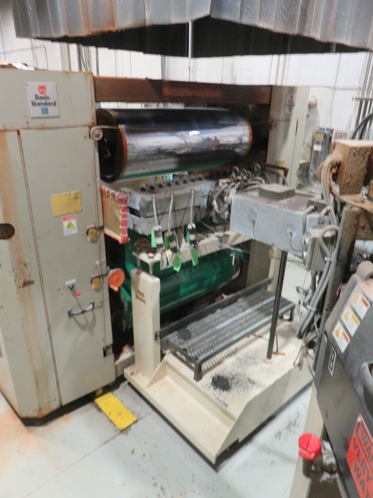 4.5" Davis Standard #45T, thermatic extruder, 32:1 L/D ratio, 3-Layer 54" W sheet extrusion line, Beringer - Image 10